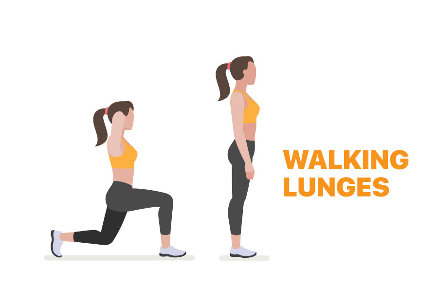 Walking Lunges for Lazy Days
