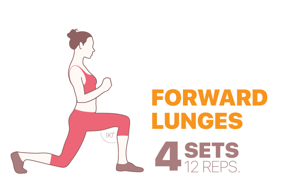 Leg exercised to do at home - Forward lunge!