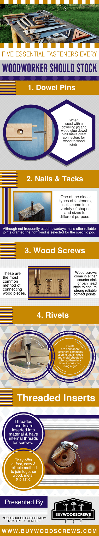 Five Essential Fasteners Every Woodworker Should Stock