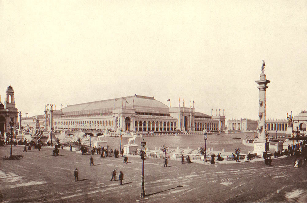 The Manufactures and Liberal Arts Building at the World's Columbian Fair, Chicago, 1893, Published by Jones Brothers 1893