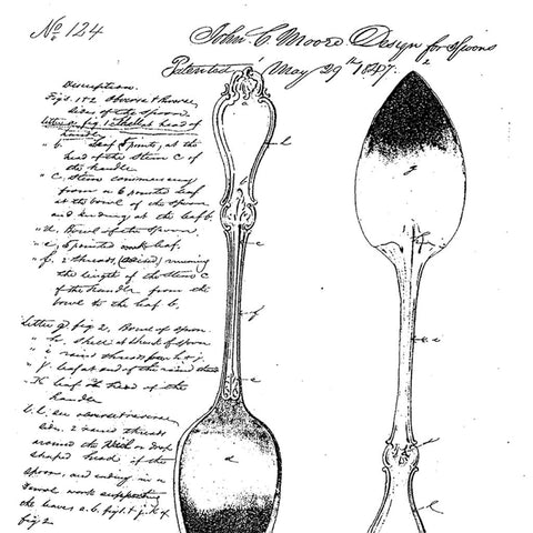 John C Moore's design patent 124
