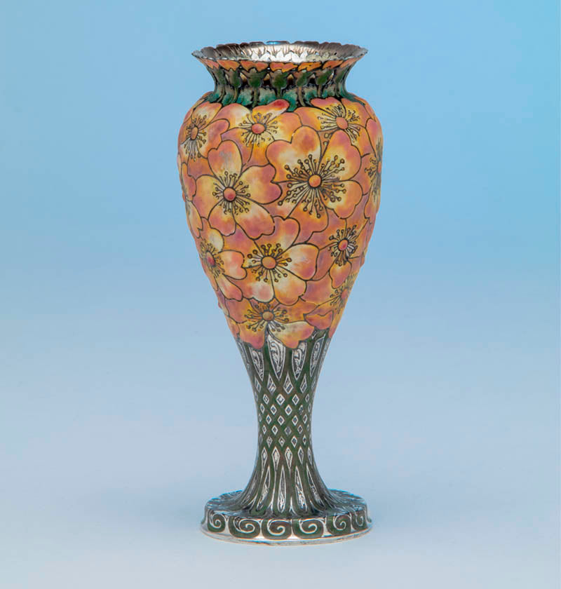 Moss-Rose Vase made by Tiffany & Co. for the Columbian Exposition, 1893