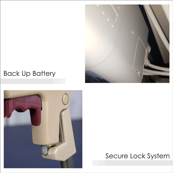 Backup Battery and Secure Lock System
