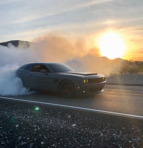 Burnout Whipple Powered Scat Pack Challenger is Mantic Equipped