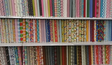 Stripes, Chevrons and other patterns of quilting cotton fabric available at the Cambridge Len's Mill Store on Groh Ave