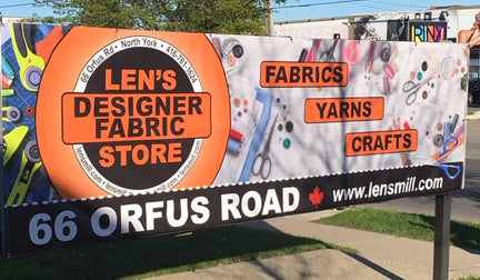 Toronto/North York Location - Len's Designer Fabric Store