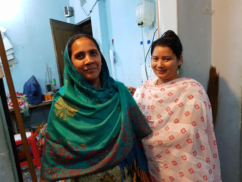 Martha & Sima, Two Of Our Tailors in Bangladesh