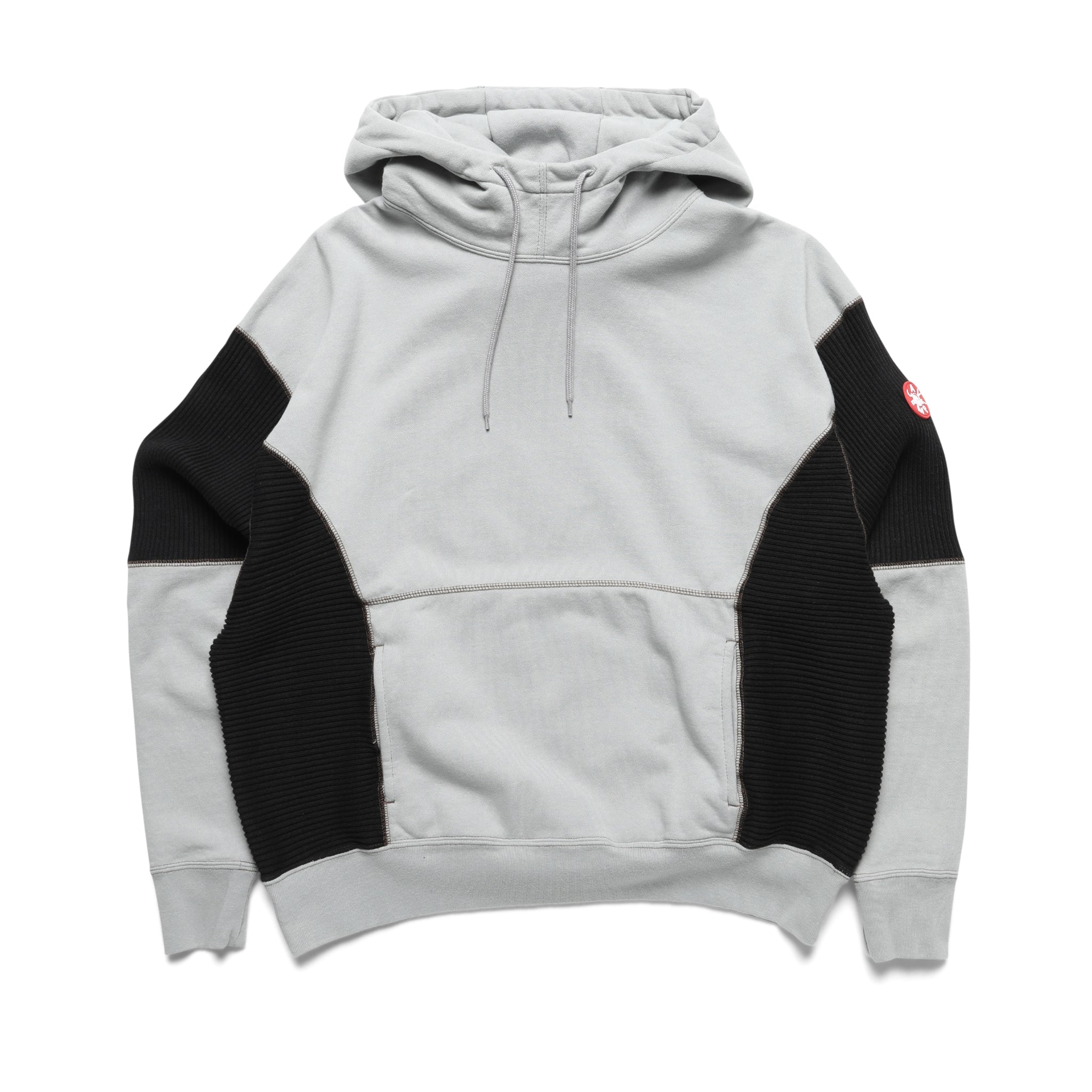 Cav Empt Wide Rib Cut Heavy Hooded Sweatshirt Grey