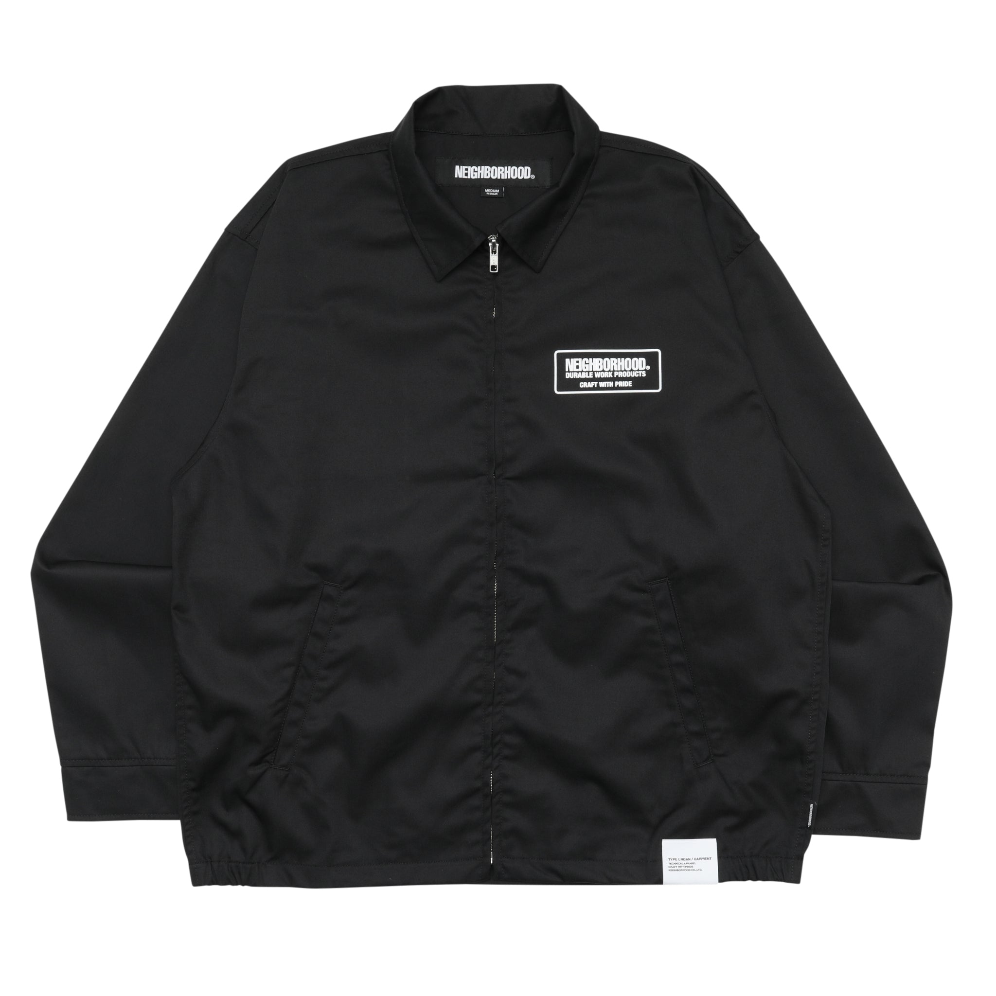 231TSNH-JKM02] Neighborhood Zip Work Jacket (Black) – The Darkside