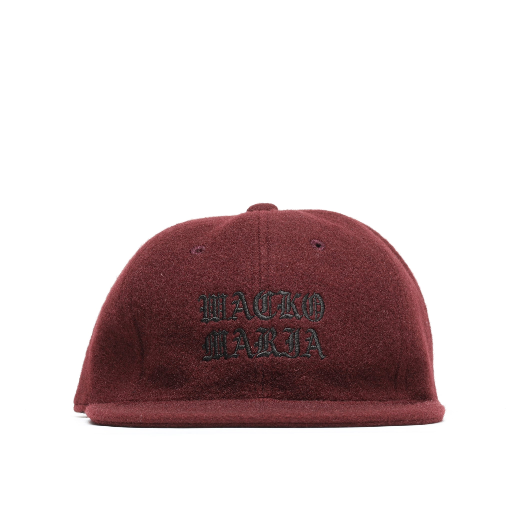 Wacko Maria Wool 6 Panel Cap-1 Burgundy