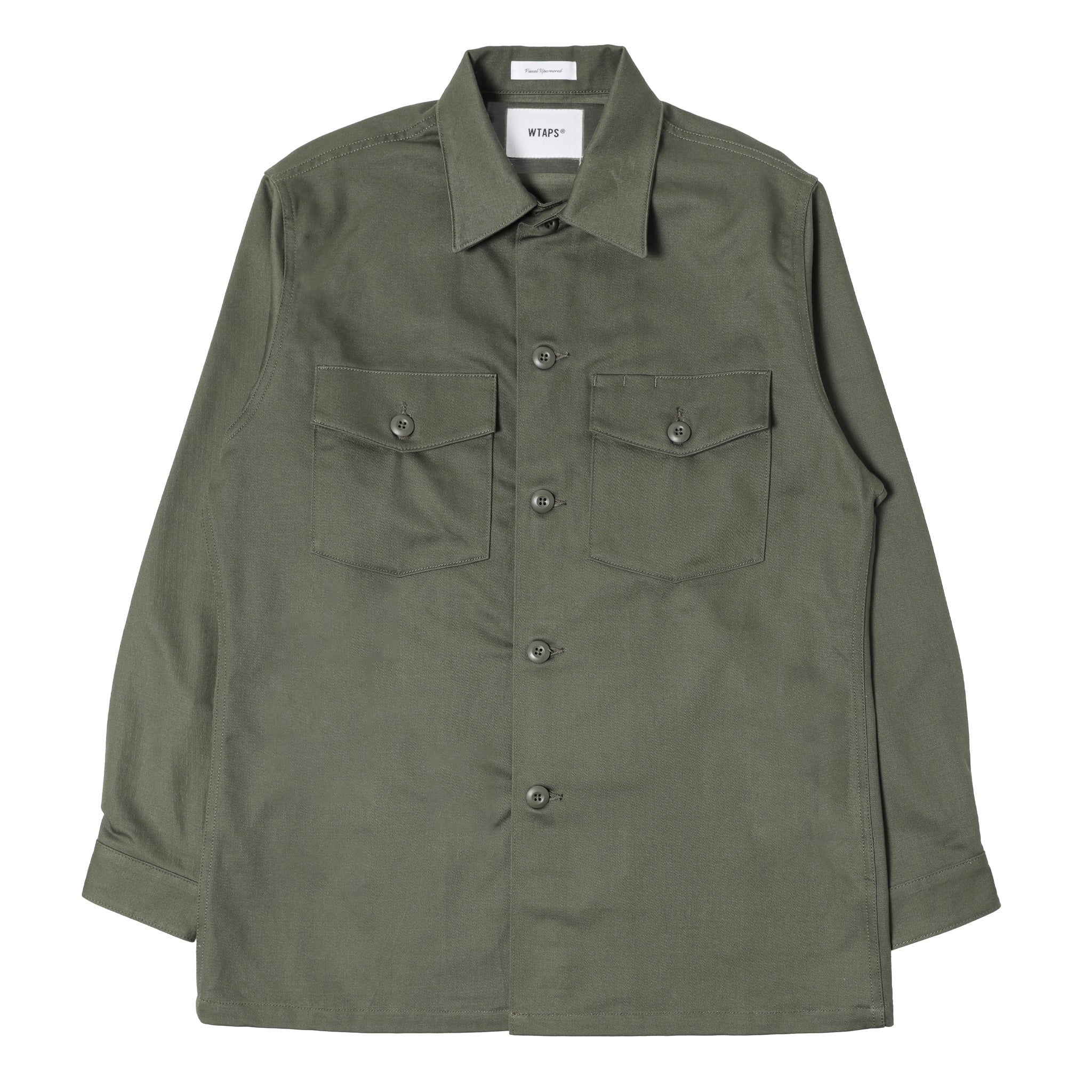 221BRDT-SHM01] WTAPS WMill 02 L/S Shirt (Olive Drab) – The