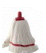 MOP MICROFIBRE ROUND RED ED2061