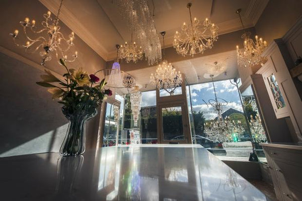 luxury lighting boutique crystal chandelier shop