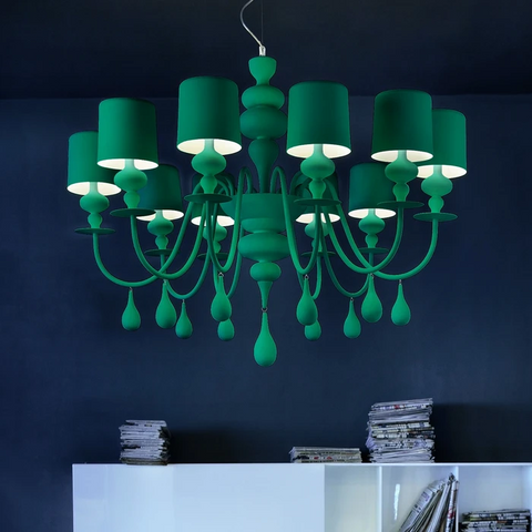 Eva MODERN 10 LIGHT CHANDELIER by MASIERO 