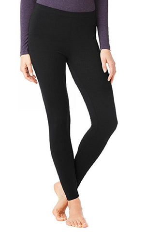 32 Degrees Heat Weatherproof Womens Base Layer Thermal Leggings - Black