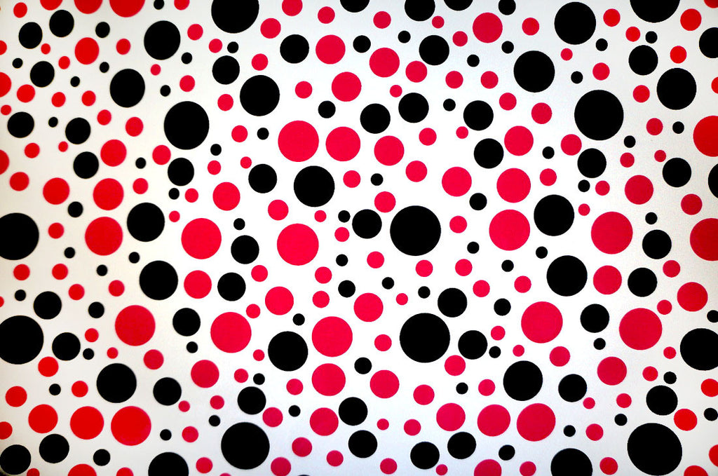 Black and Red Polka Dot Nail Design - wide 3