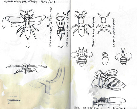 Bee sketches
