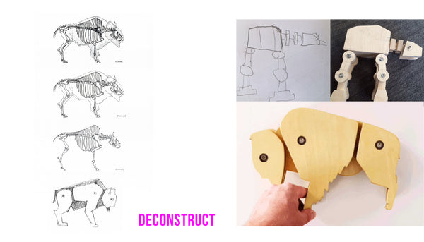 design influences on the Tectonic Toy Bison