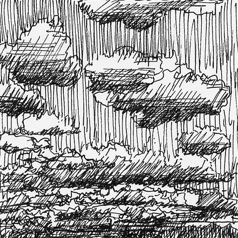 Cloud texture sketch