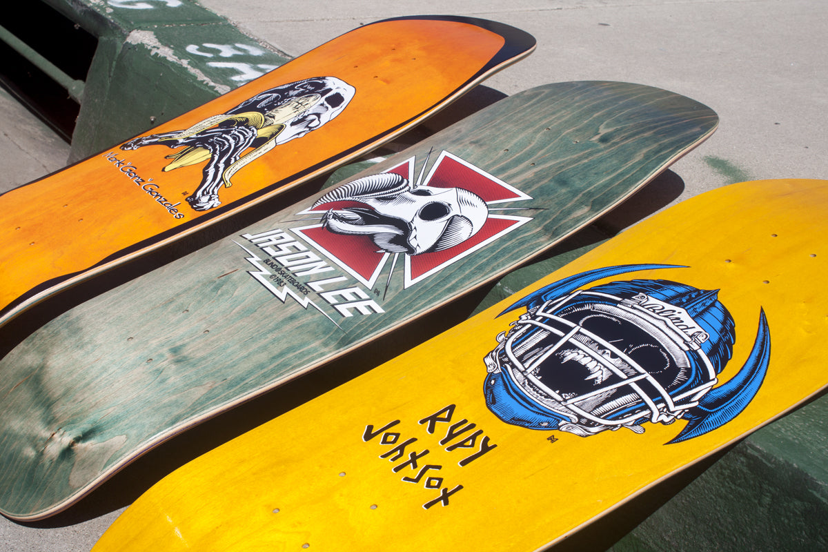 Blind Skateboards Gonz Jason Lee Rudy Johnson Reissues silkscreened classic skate graphics mckee