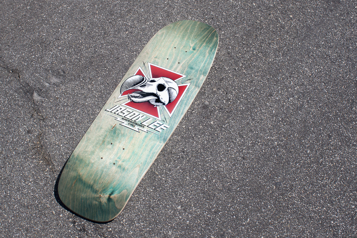Jason Lee dodo skull reissue powell rip blind skateboards silkscreened made in USA 