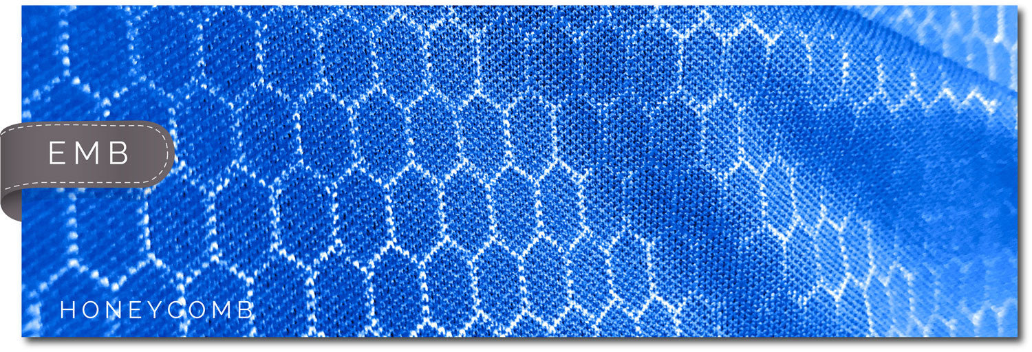 embossed honeycomb