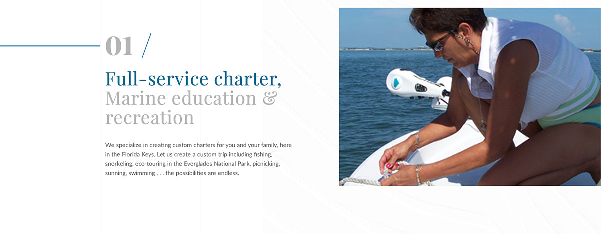 Wordpress web design for charter company