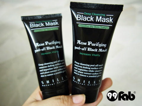 SHILLS BLACK MASK PURIFYING PEEL-OFF MASK REVIEW