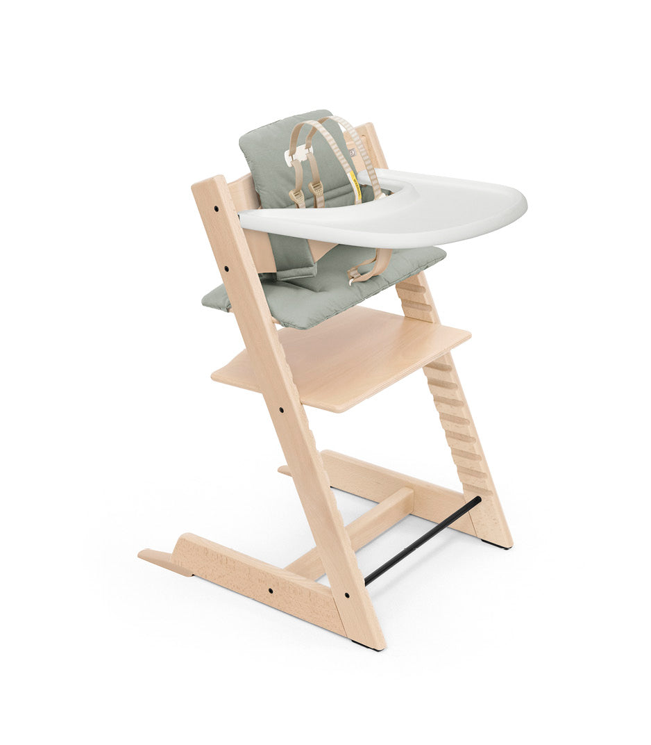 Tripp Trapp High Chair with Stokke Tray and Cushion