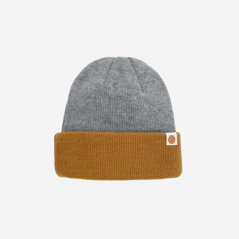 Reversible Beanie - Grey Pecan