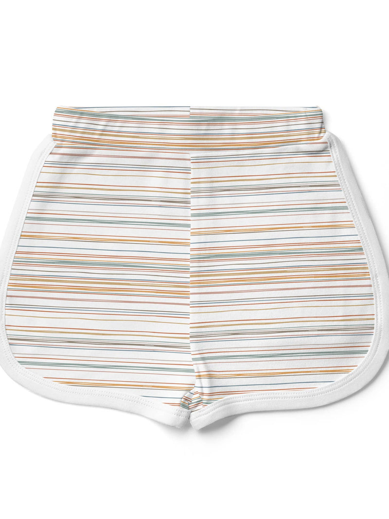 Viscose from Bamboo Organic Cotton Shorts - Boardwalk Stripe