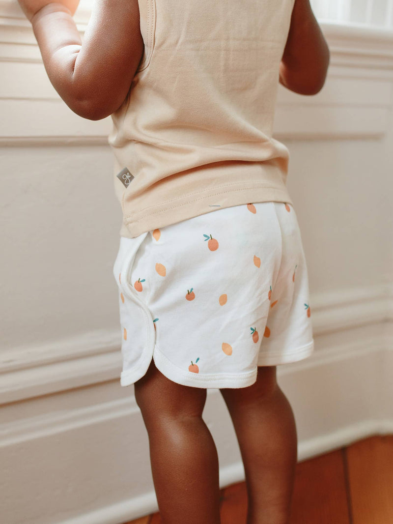 Viscose from Bamboo Organic Cotton Shorts - Citrus