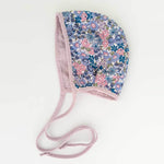 Reversible Twilight Blooms Danish Bonnet