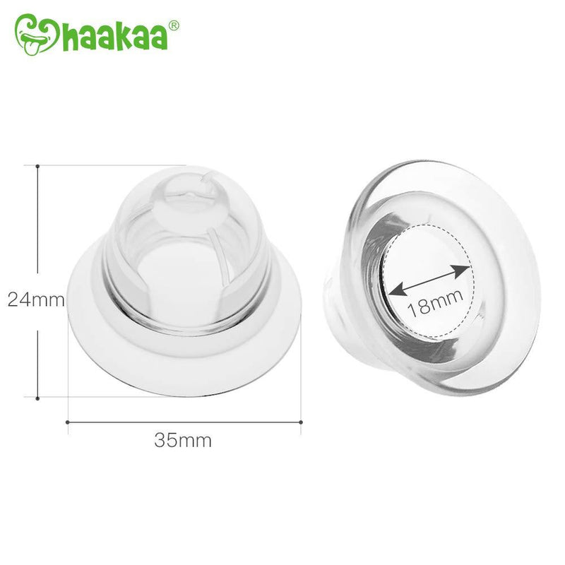 Haakaa Silicone Inverted Nipple Corrector, 2 pk