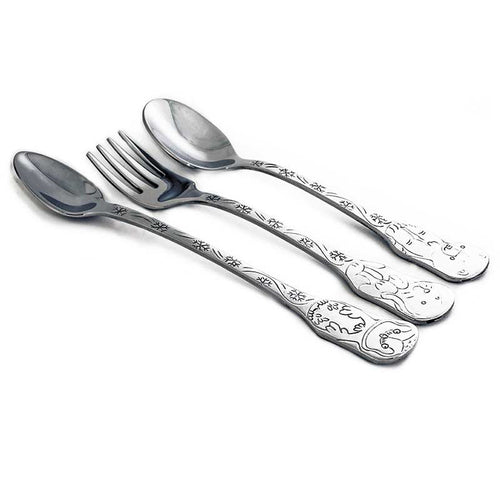 3-Piece Baby Flatware Set- Arctic Friends