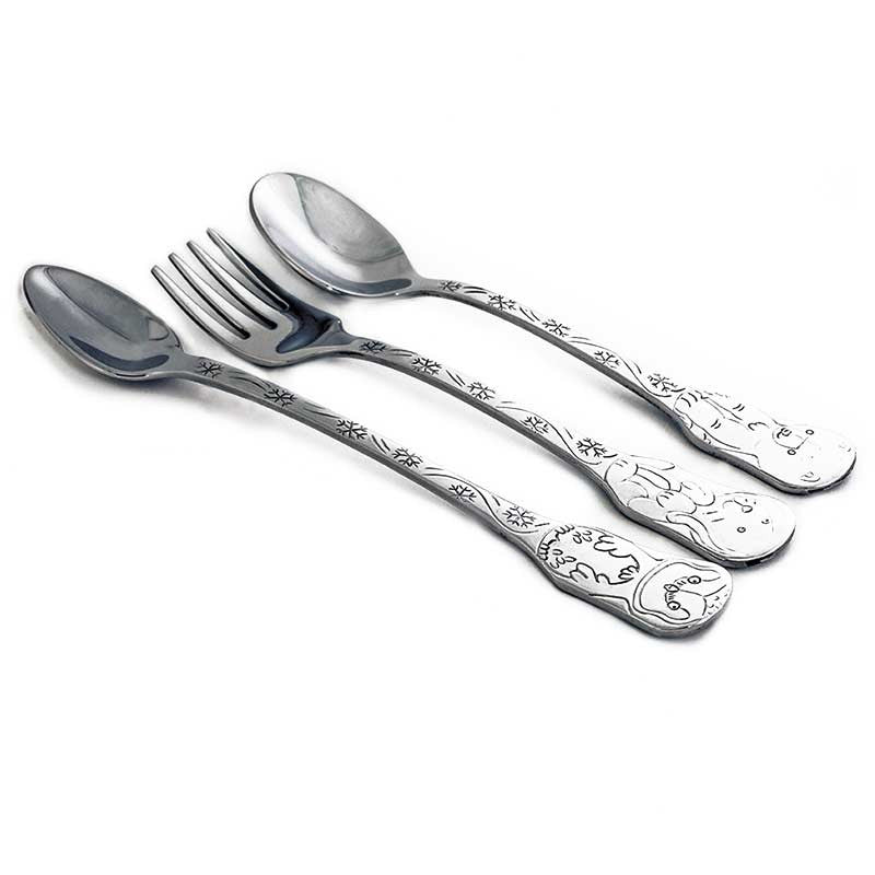 3-Piece Baby Flatware Set- Arctic Friends