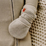 Organic Cotton Knit Stay-On Mitts