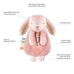 Plush Animal with Silicone Teether Toys