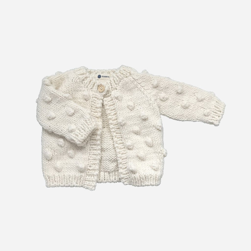 Popcorn Cardigan - Cream