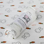 Love Mom easter bunny swaddle