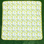 Bapronbaby fresh lemon splash mat against green backdrop