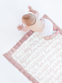 Luxe™ LOVE Scribble Baby Blanket