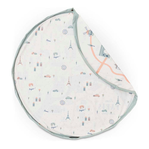 Paris Map Playmat/Toy Storage Bag