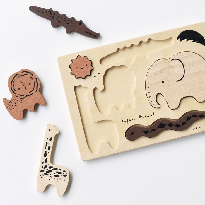 Wooden Tray Puzzle -  Animals 2nd Edition