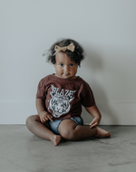 Legacy Tee - Brave Tiger Tee in Raisin