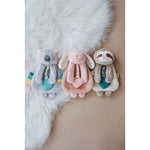 Plush Animal with Silicone Teether Toys