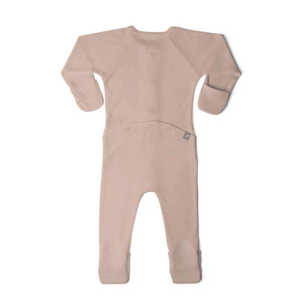 Bamboo Organic Cotton Sleep & Play Footie - Rose