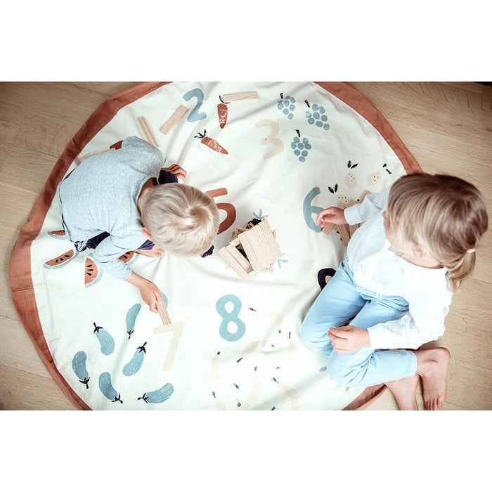 Veggie Numbers Playmat/Toy Storage Bag