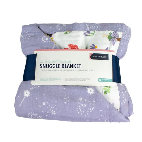 Woodland Fairy/Fairy Dust Oh-So-Soft Muslin Snuggle Blanket