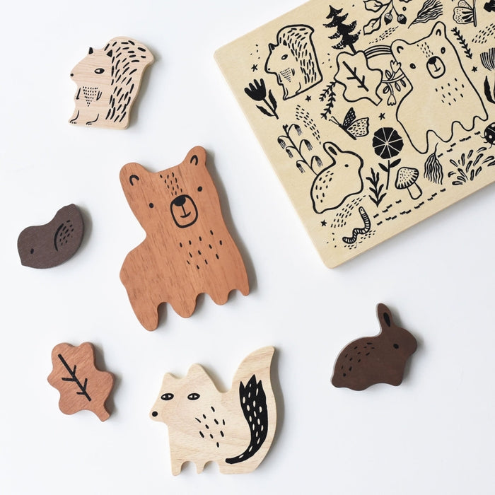 Wooden Tray Puzzle -  Animals 2nd Edition